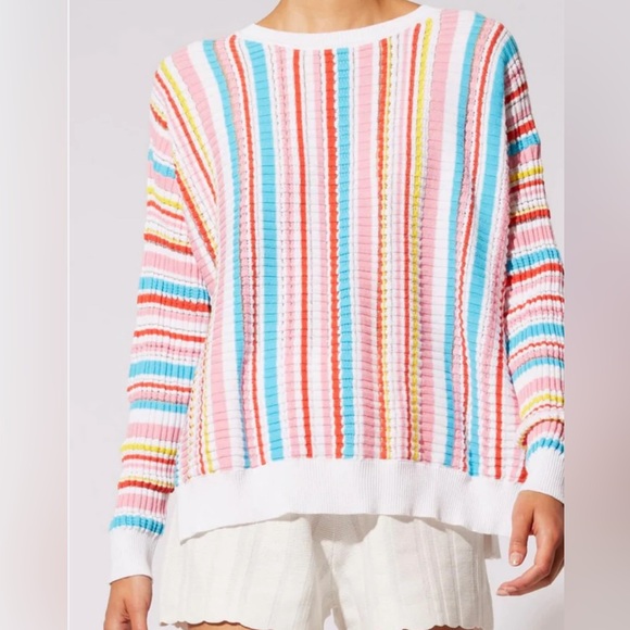 Solid and Stripe Sweater - Picture 1 of 3